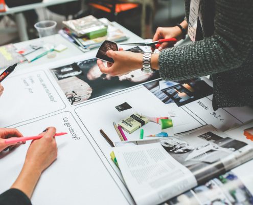 kreatives Arbeiten