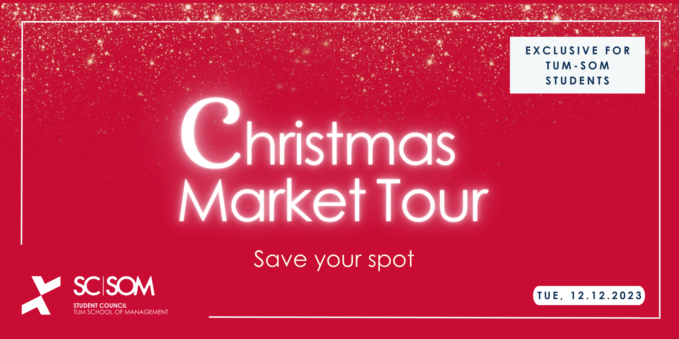 Exclusive TUM-SOM Christmas Market Tour + Get-Together